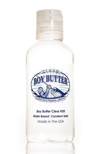 Boy Butter Clear H2O 4 Oz Water Based Lube | 855951200135 | Discreet Personal Wellness