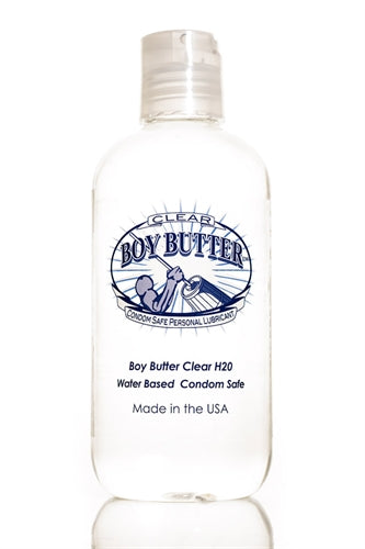 Boy Butter Clear H2O 8 Oz Water Based Lube | 855951200142 | Discreet Personal Wellness