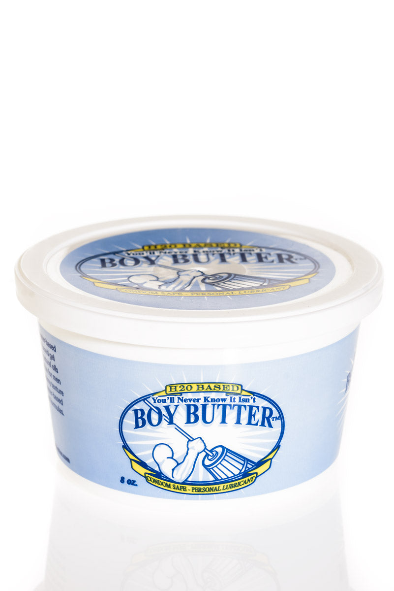 You'll Never Know It Isn't Boy Butter Water Based Cream Lube 8 Oz | 855951006003 | Discreet Personal Wellness