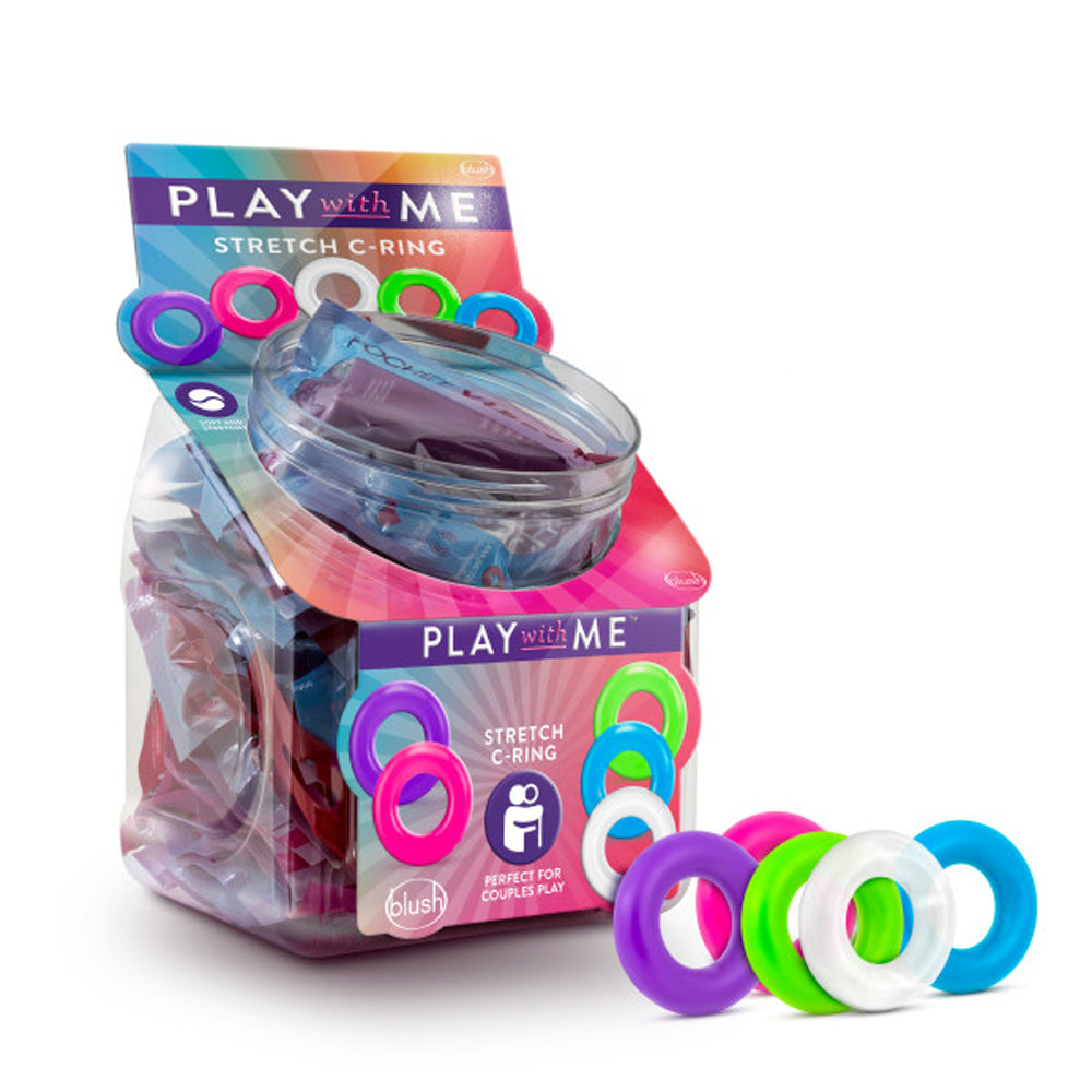 Play With Me - Stretch C-Ring - 50 Pc | 853858007611 | Discreet Personal Wellness