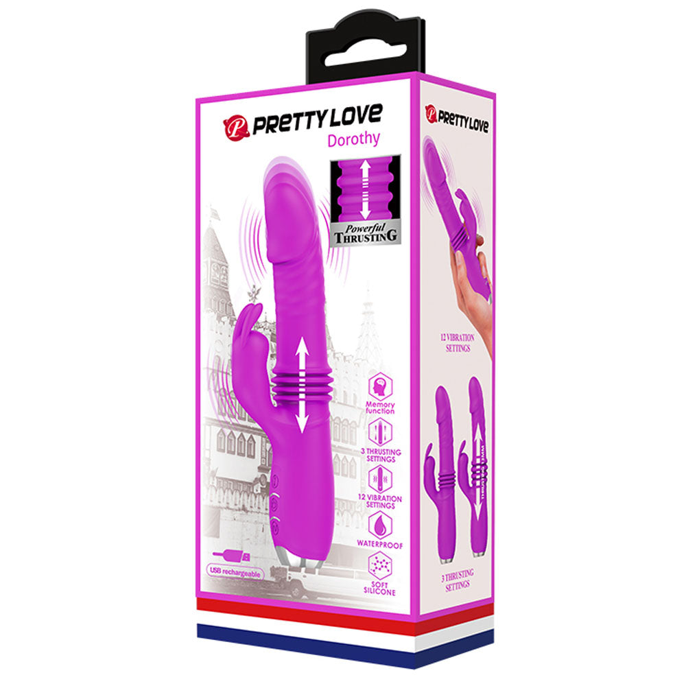Pretty Love Dorothy Thrusting Rabbit Vibrator | 6959532332216 | Discreet Personal Wellness