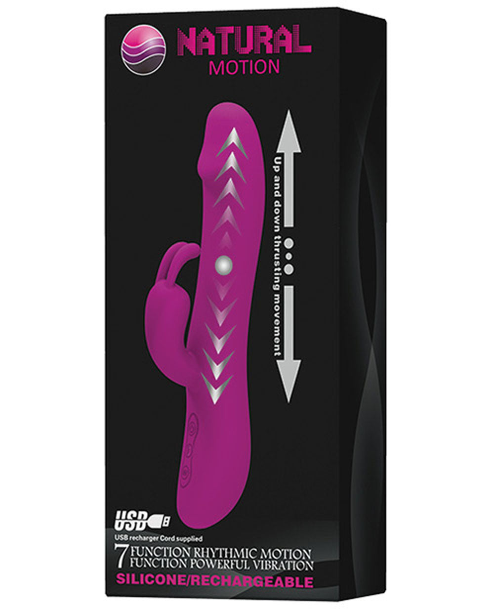 Pretty Love Natural Motion Thrusting Rabbit - 7 Function | 6937526503026 | Discreet Personal Wellness