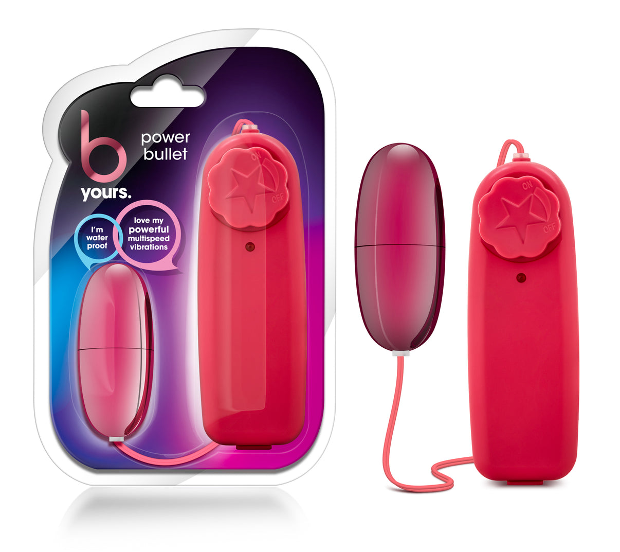 B Yours Power Bullet - Cerise | 702730681725 | Discreet Personal Wellness