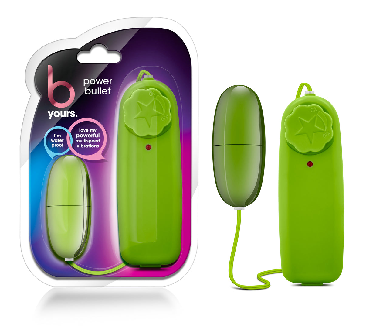 B Yours Power Bullet - Lime | 702730681749 | Discreet Personal Wellness