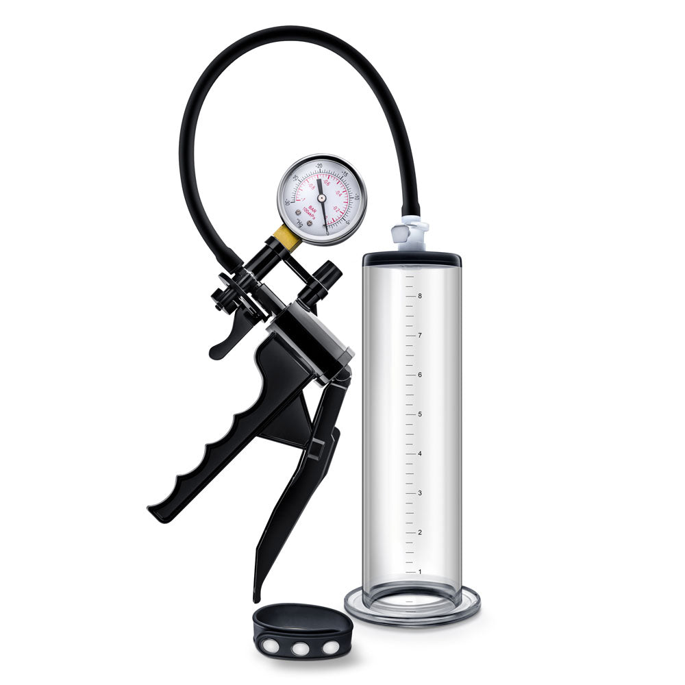 Performance - Vx8 Premium Penis Pump System With Silicone Penis Strap - Clear | 853858007888 | Discreet Personal Wellness