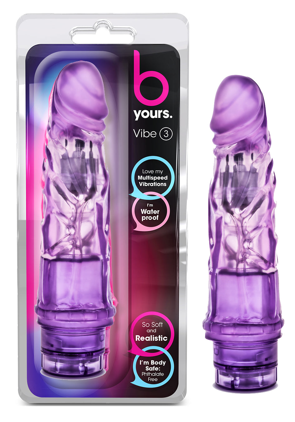 Penis Vibe #3 - Purple | 735380100919 | Discreet Personal Wellness