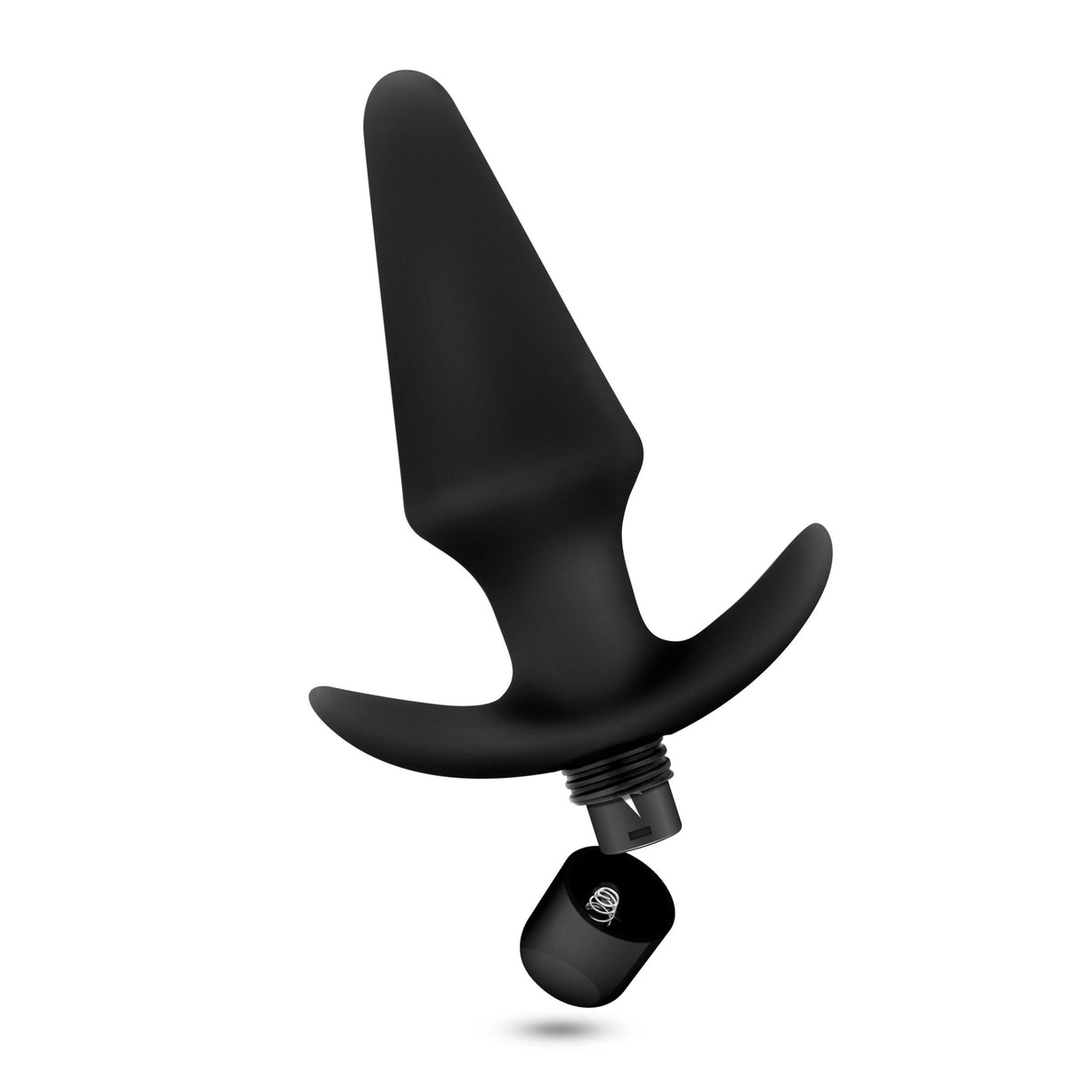 Anal Adventures Platinum - Silicone Vibrating Plug - Black | 819835027843 | Discreet Personal Wellness