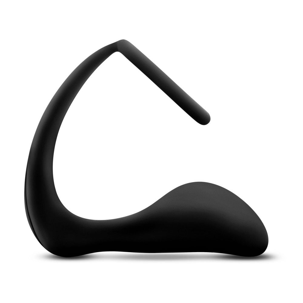 Anal Adventures - Platinum - Penis Ring Plug - Black | 850002870336 | Discreet Personal Wellness