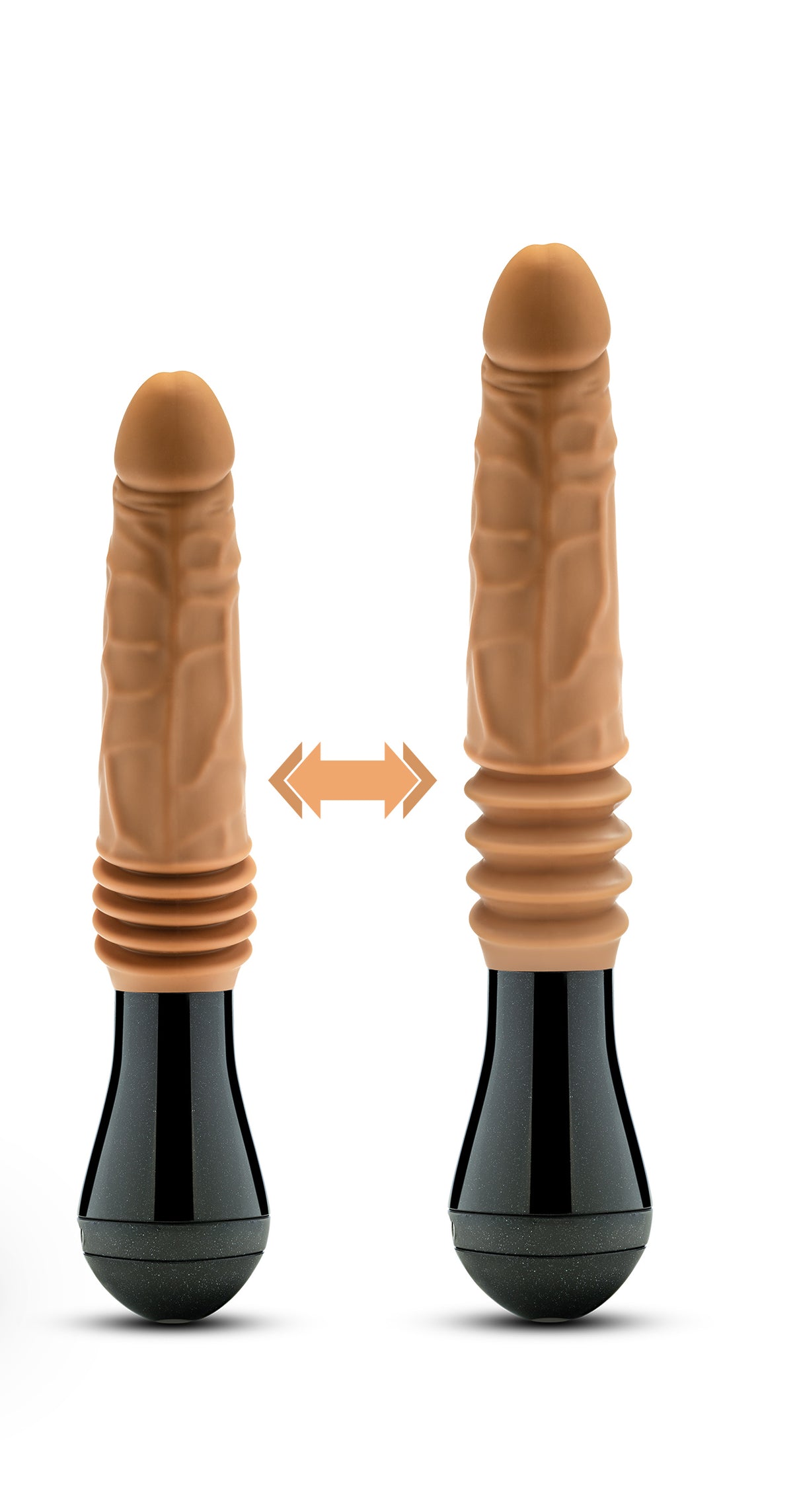 Dr. Skin Silicone - Dr. Arthur - Thrusting Gyrating Vibrating Dildo - Tan | 819835027027 | Discreet Personal Wellness