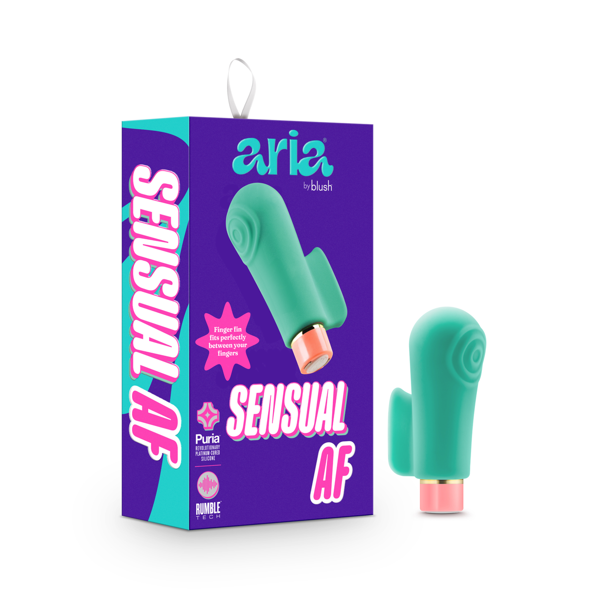 Aria - Sensual Af - Teal | 819835028758 | Discreet Personal Wellness
