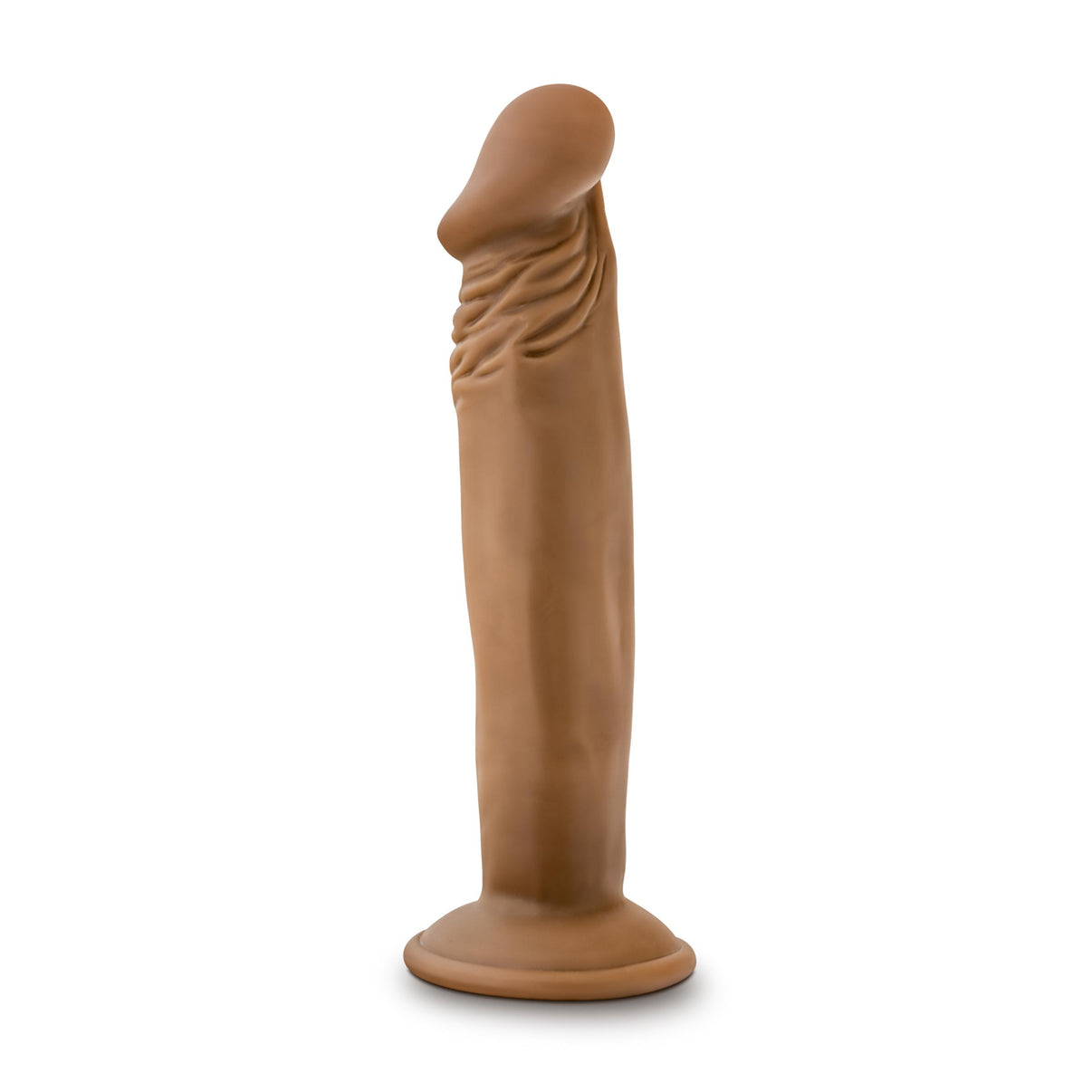 Dr. Skin - Dr. Small - 6 Inch Dildo - Mocha | 819835023081 | Discreet Personal Wellness