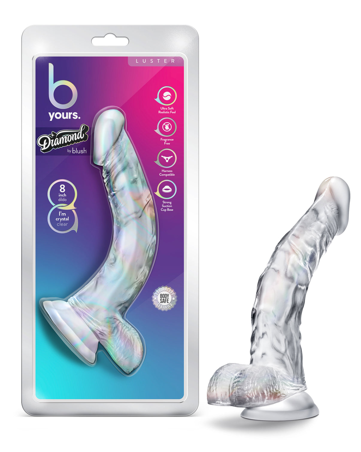B Yours Diamond - Luster - Clear | 819835028321 | Discreet Personal Wellness
