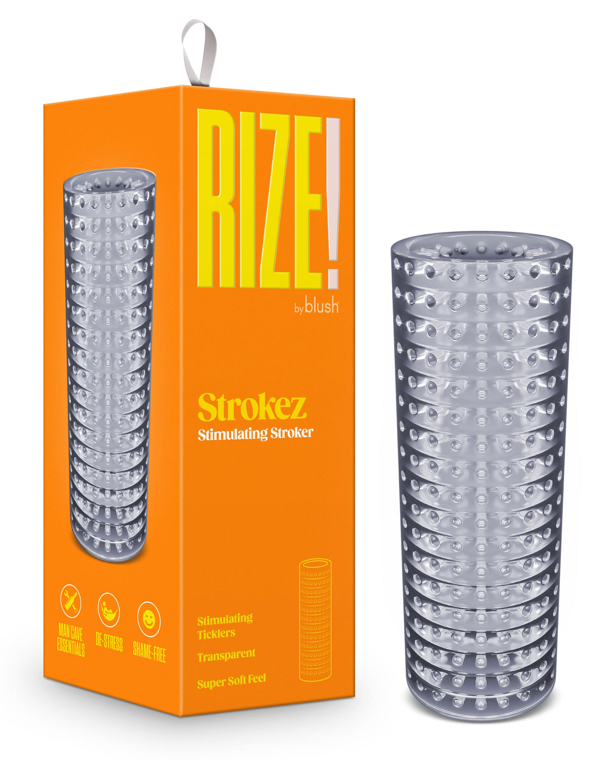 Rize - Strokez - Clear | 819835029243 | Discreet Personal Wellness