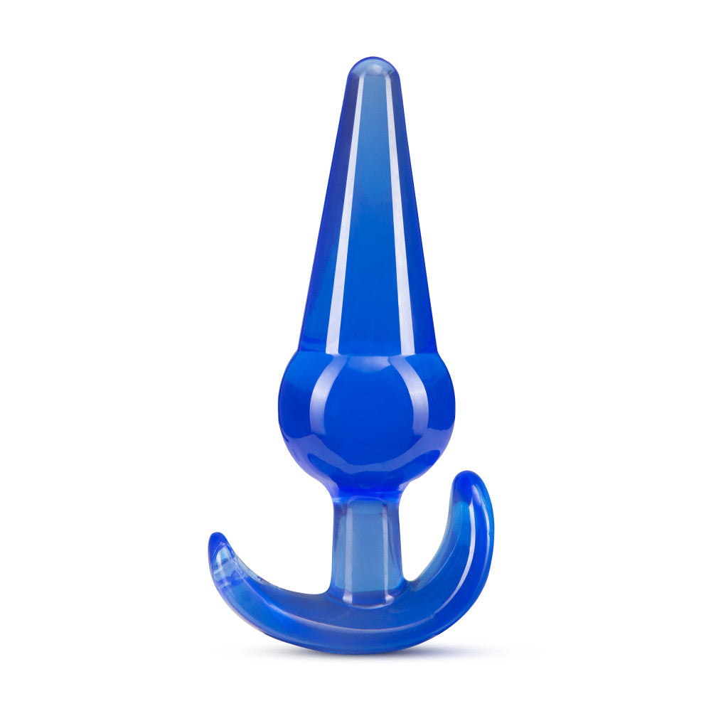 B Yours - Large Anal Plug - Blue | 819835025795 | Discreet Personal Wellness