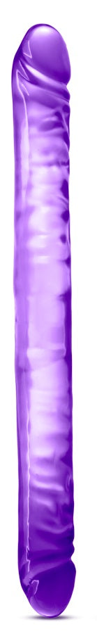 B Yours 18 Inch Double Dildo - Purple | 702730682159 | Discreet Personal Wellness