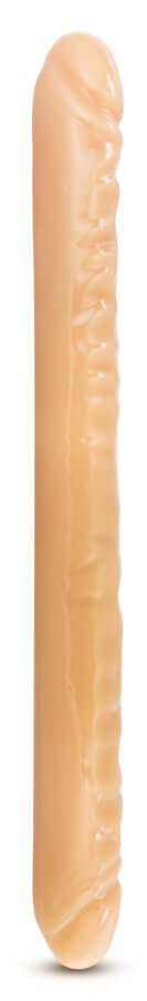 B Yours 18 Inch Double Dildo - Beige | 702730682388 | Discreet Personal Wellness