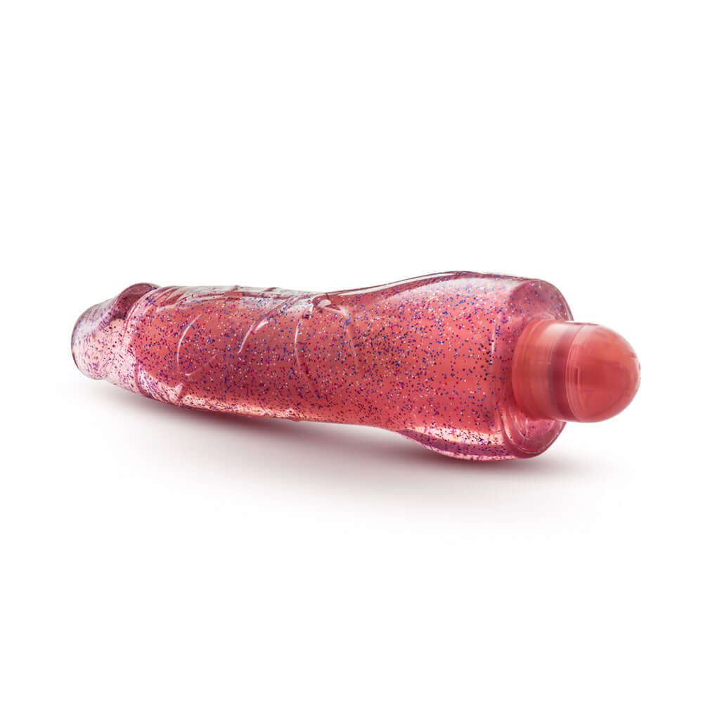 Glow Penis - Molly Glitter Vibrator - Pink | 819835023241 | Discreet Personal Wellness