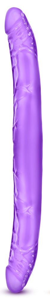 B Yours 16 Inch Double Dildo - Purple | 702730681695 | Discreet Personal Wellness
