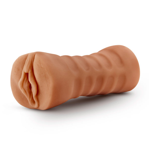 M for Men - Sofia Vagina Stroker - Mocha | 819835023913 | Discreet Personal Wellness