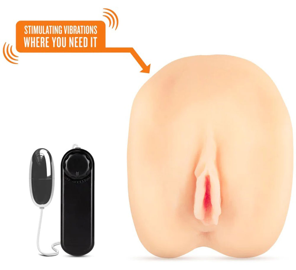 Amandas Kitty - Vagina Style Vibrating Stroker - Natural | 735380902537 | Discreet Personal Wellness
