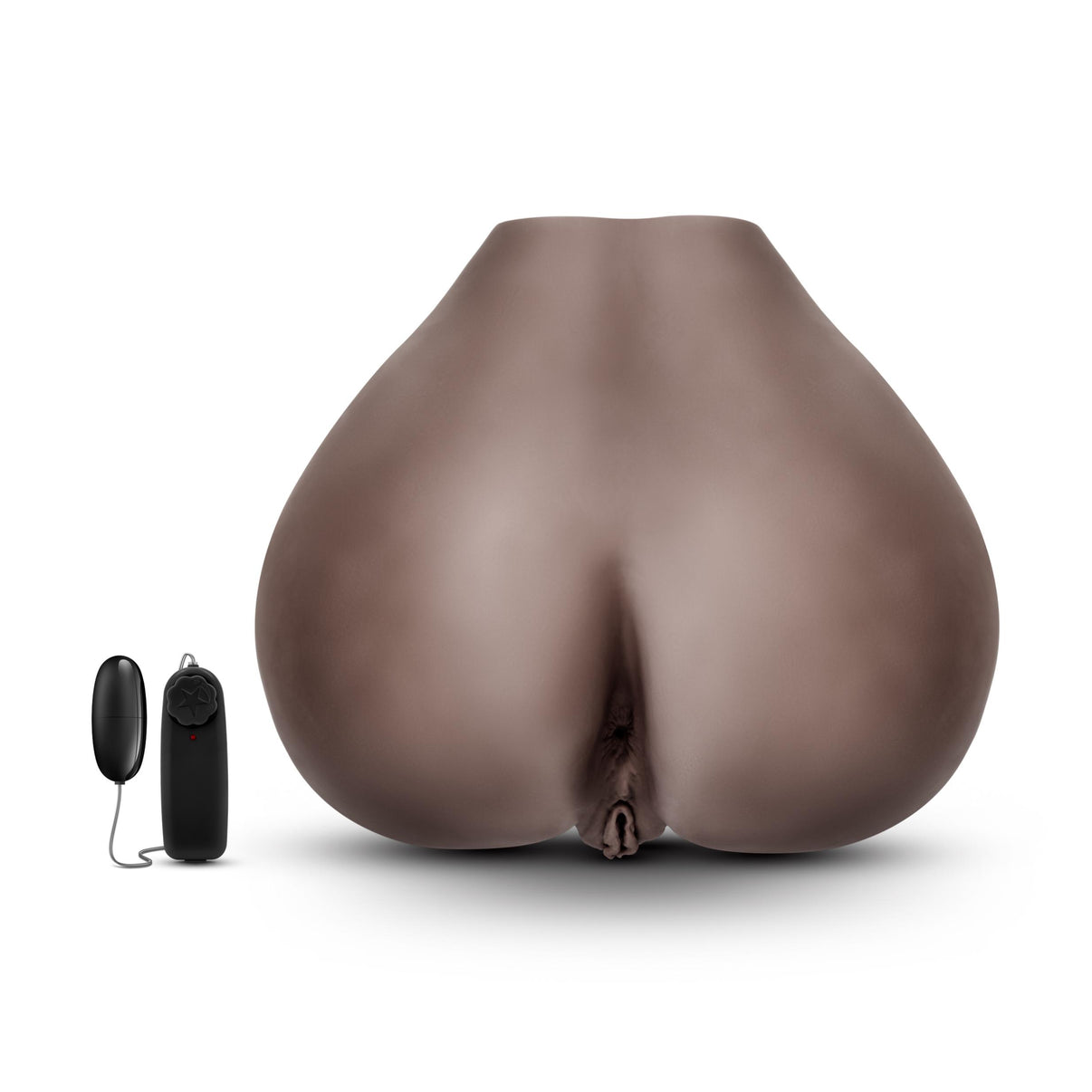 Hot Chocolate - Sweet Rose - Life Size Vagina And Ass Style Vibrating Stroker | 819835021162 | Discreet Personal Wellness
