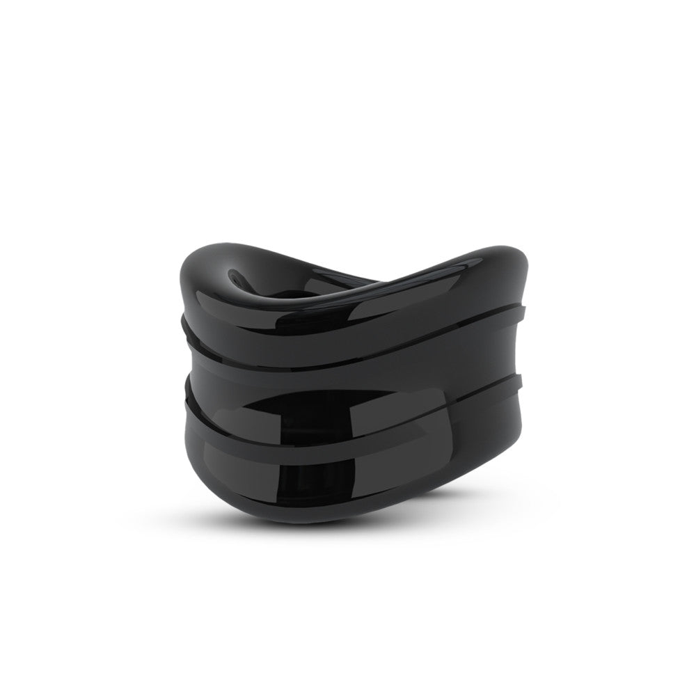 Stay Hard - Beef Ball Stretcher Snug - 1 Inch Diameter - Black | 819835026099 | Discreet Personal Wellness