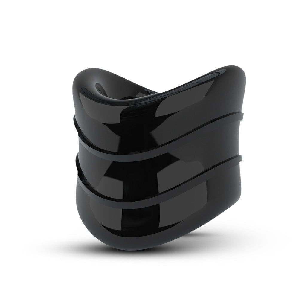 Stay Hard - Beef Ball Stretcher Snug X Long - 1 Inch Diameter - Black | 819835026105 | Discreet Personal Wellness