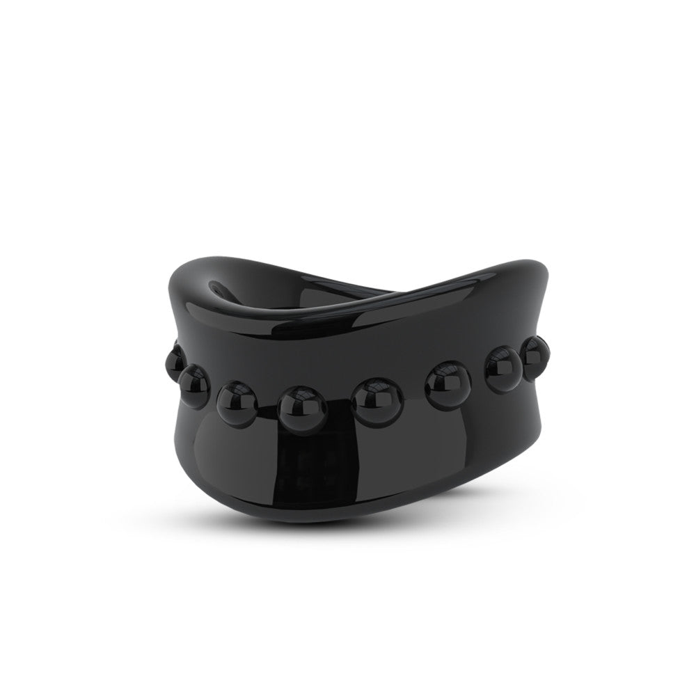Stay Hard - Beef Ball Stretcher - 1.5 Inch Diameter - Black | 819835026112 | Discreet Personal Wellness