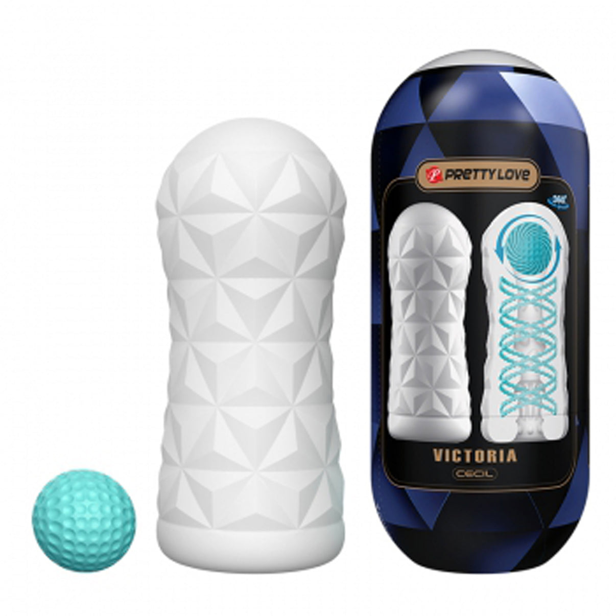 Pretty Love Victoria Cecil Cup Masturbator White | 6959532335408 | Discreet Personal Wellness