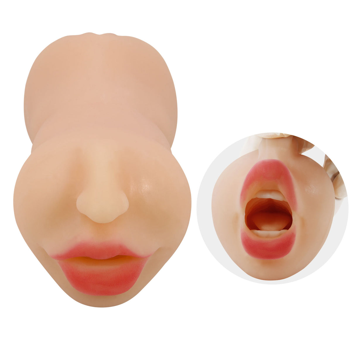 Zoey Mouth And Vagina Style Masturbator Sleeve - Light | 6959532329216 | Discreet Personal Wellness
