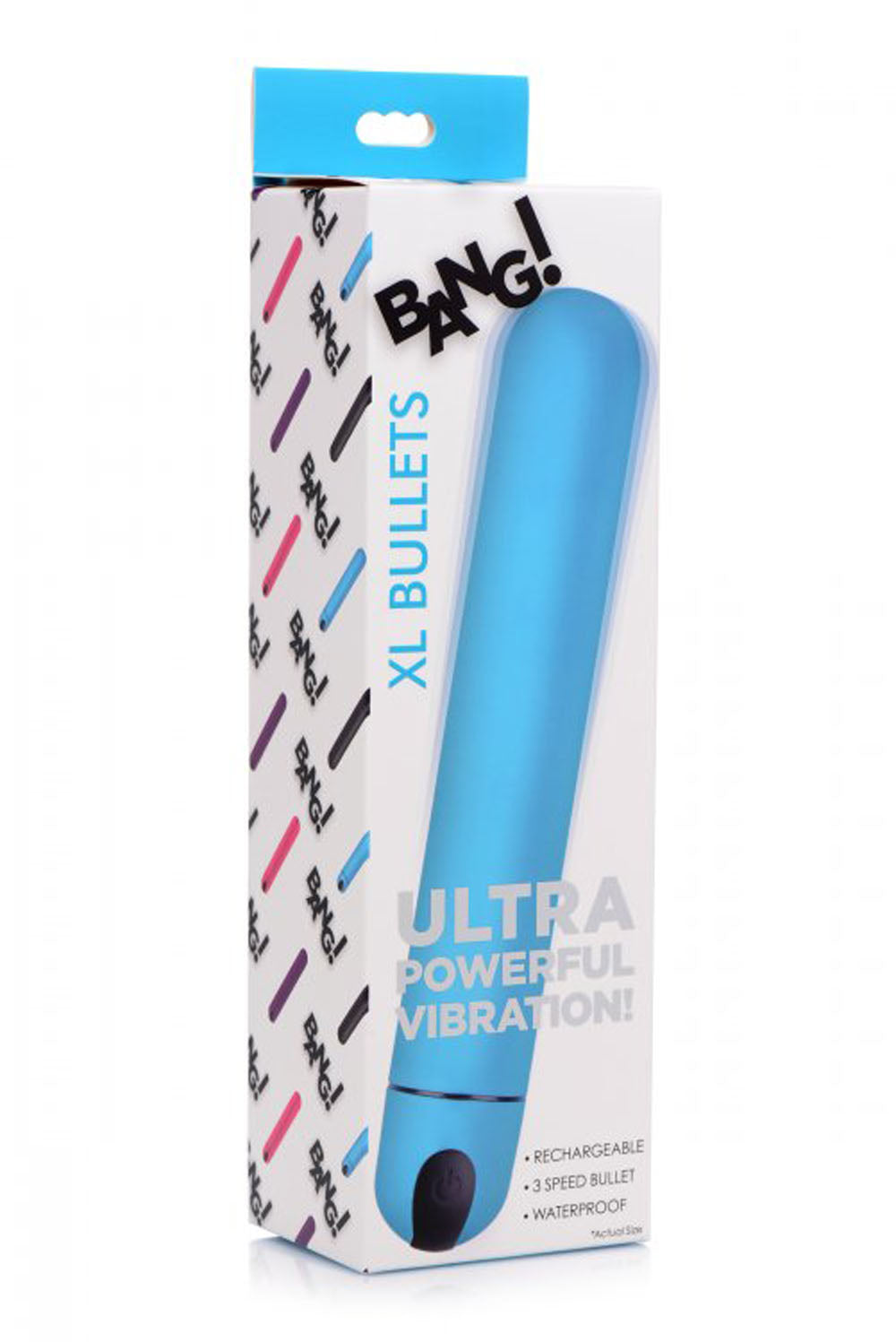 Bang XL Bullet Vibrator - Blue | 848518034472 | Discreet Personal Wellness