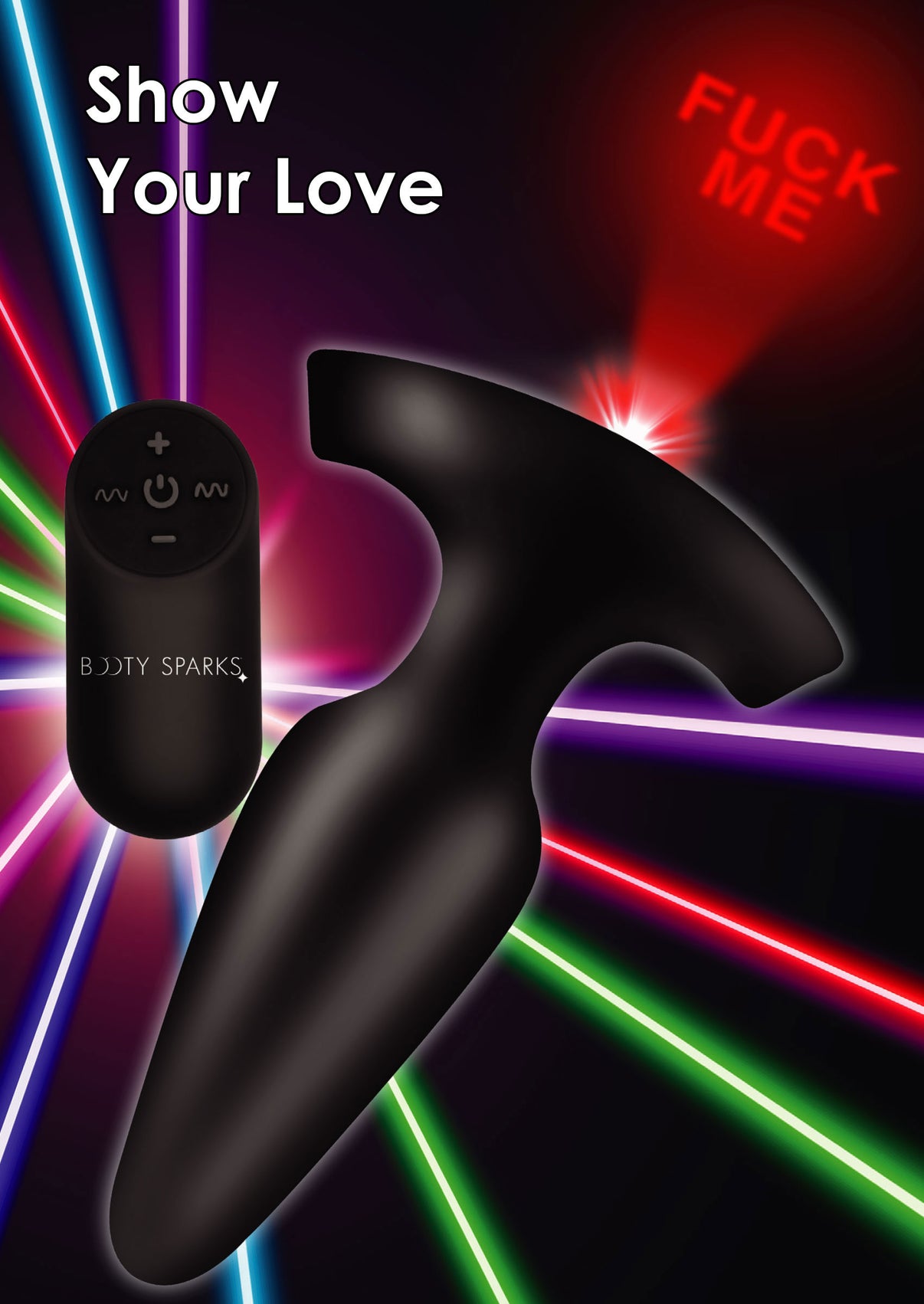 Laser fun Me Anal Plug with Remote Control - Small | 848518045270 | Discreet Personal Wellness