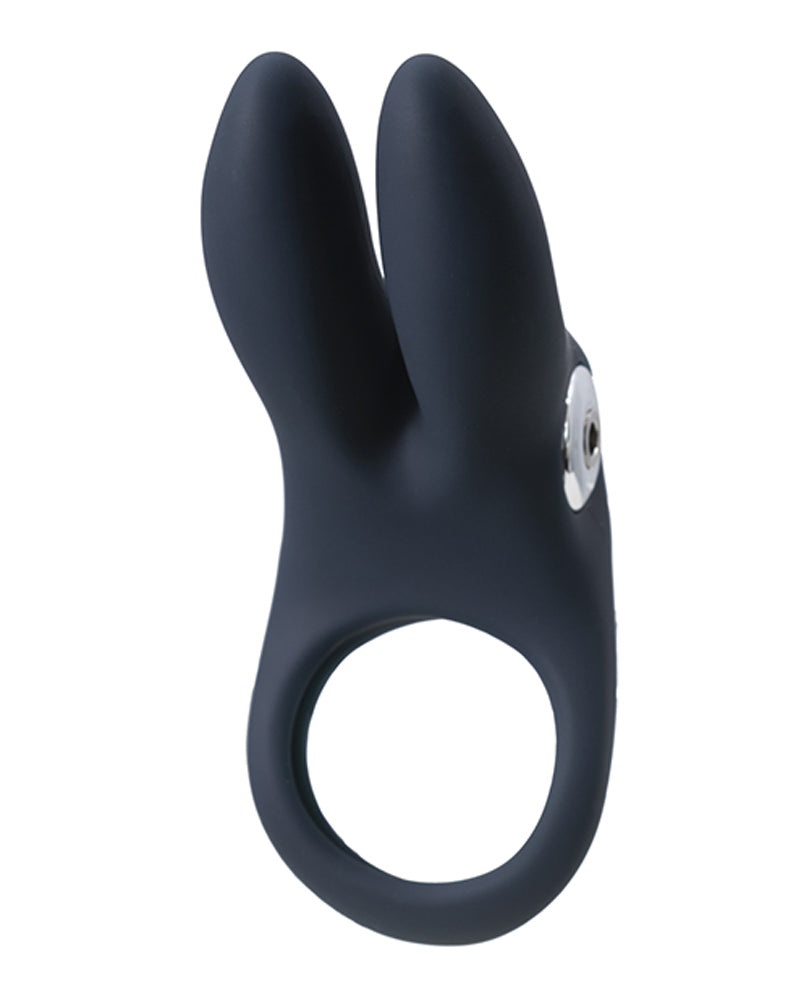 Sexy Bunny Rechargeable Ring - Black Pearl | 792816281468 | Discreet Personal Wellness