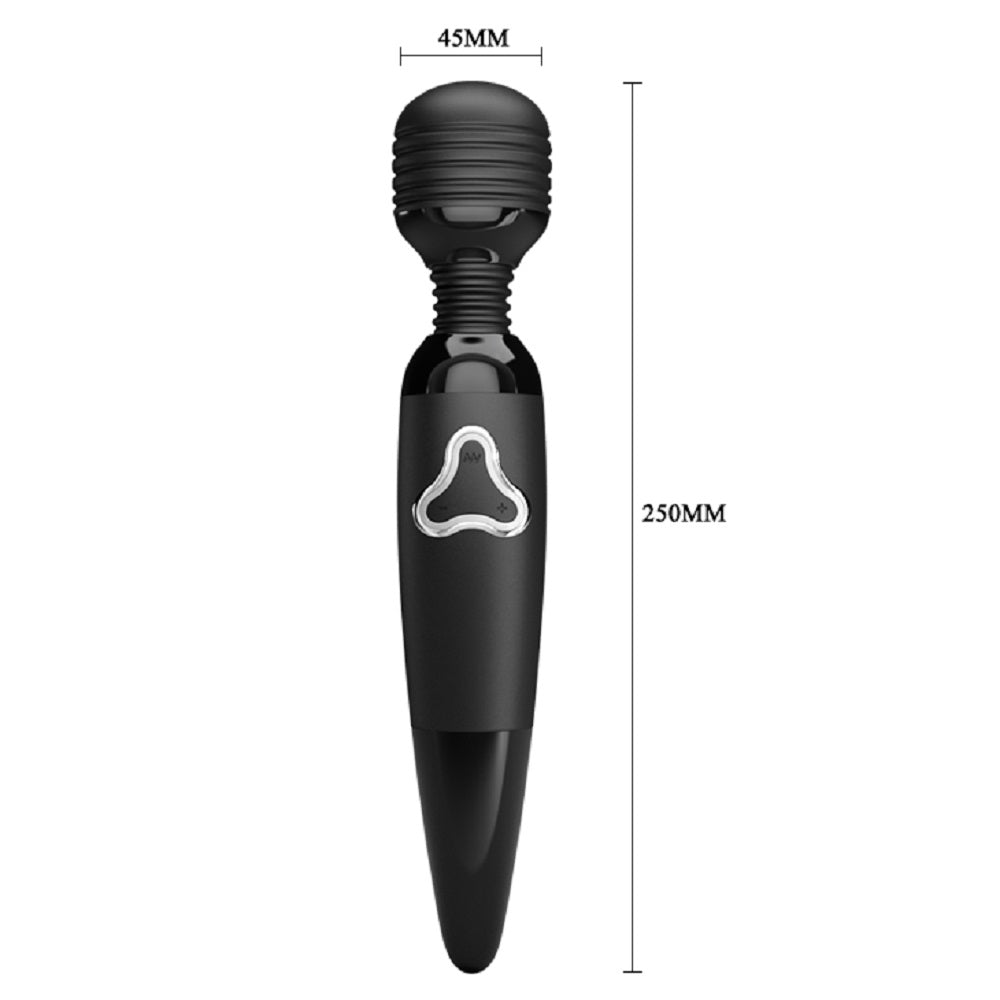 Pretty Love Body Wand With Led Light - Black | 6959532324969 | Discreet Personal Wellness