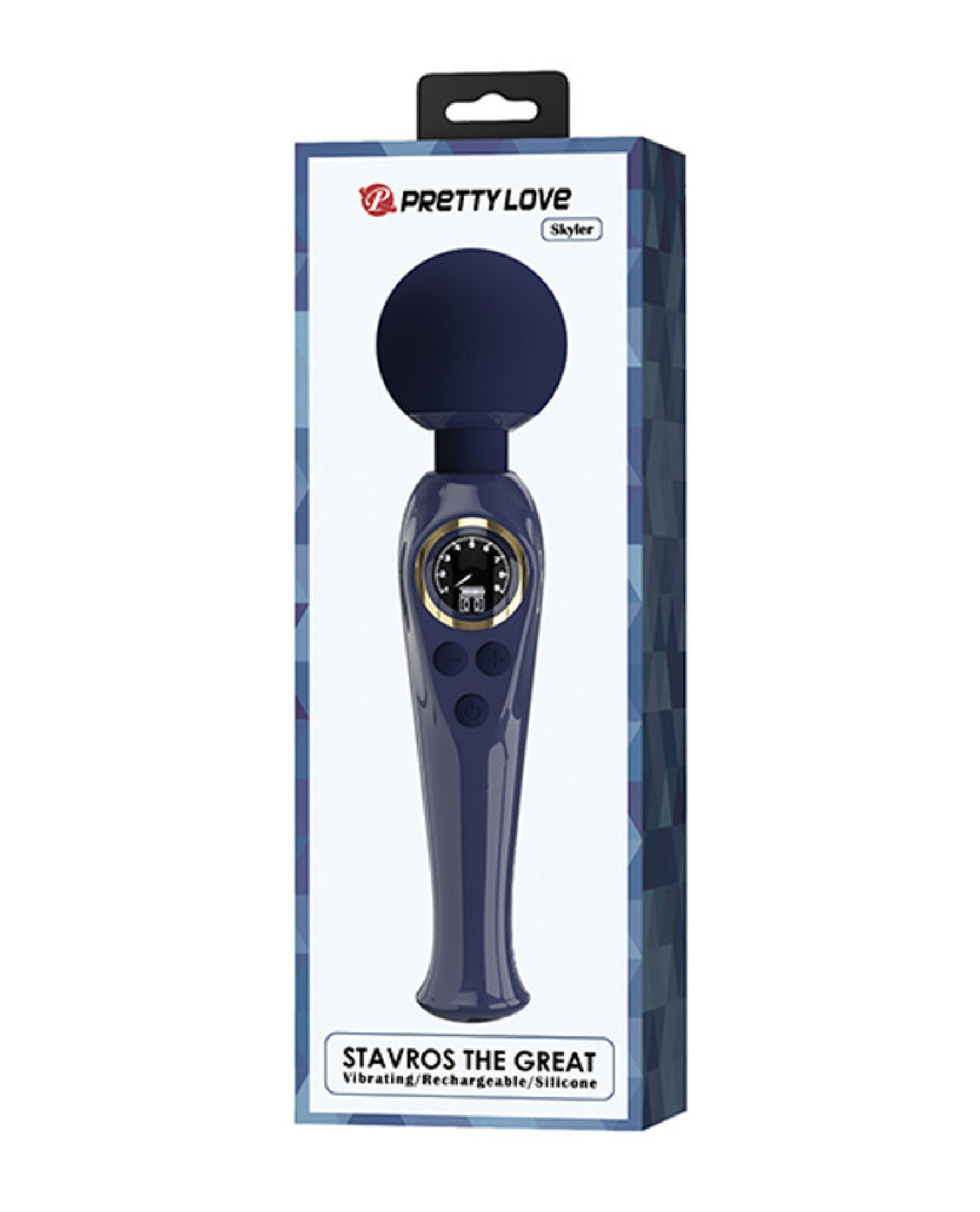 Skylar - Led Digital Display Wand - Blue | 6959532334609 | Discreet Personal Wellness