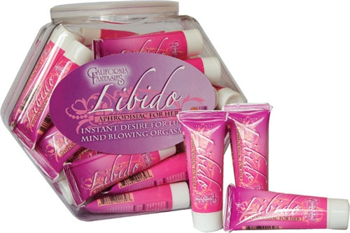 Libido - Aphrodisiac for Her - 36 Piece Fishbowl - 0.5 Oz. Tubes | | Discreet Personal Wellness