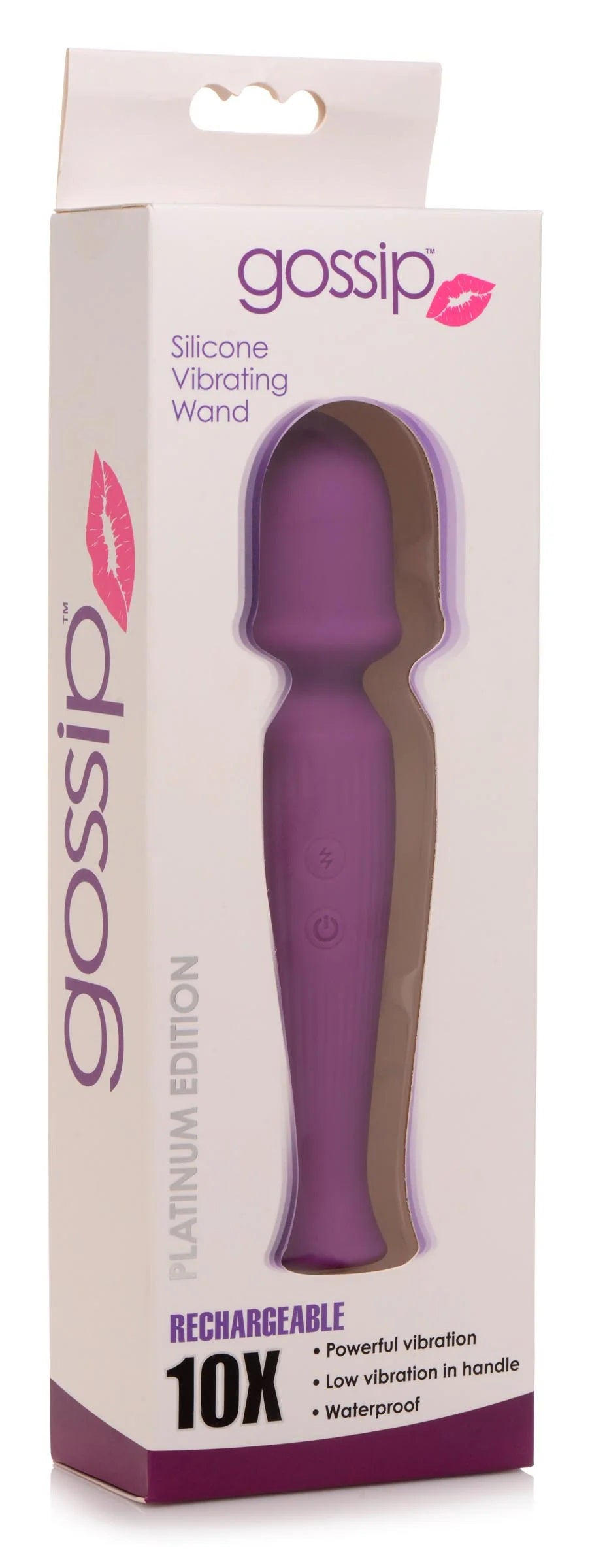 Silicone Wand Massager - Violet | 653078942392 | Discreet Personal Wellness