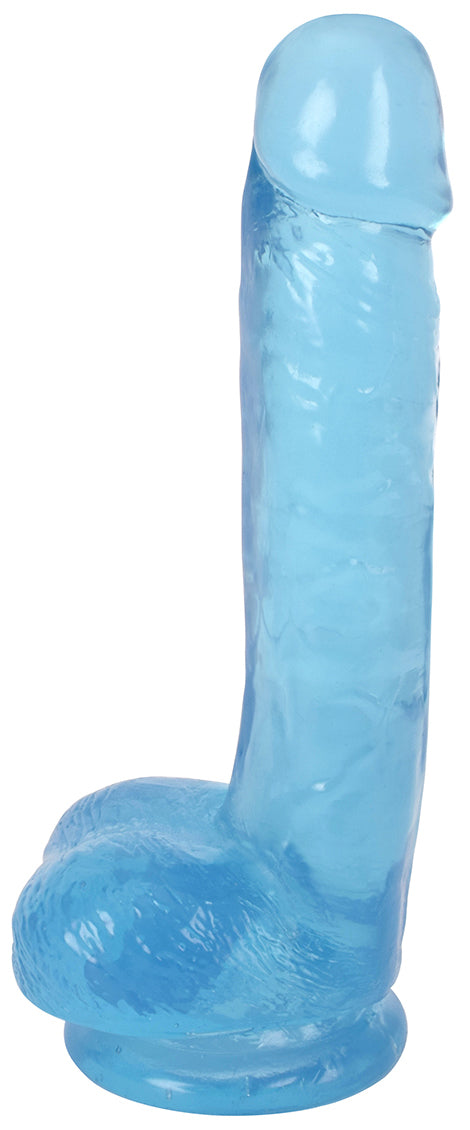 LolliPenis - 7 Inch Slim Stick with Balls - Berry Ice | 643380985750 | Discreet Personal Wellness