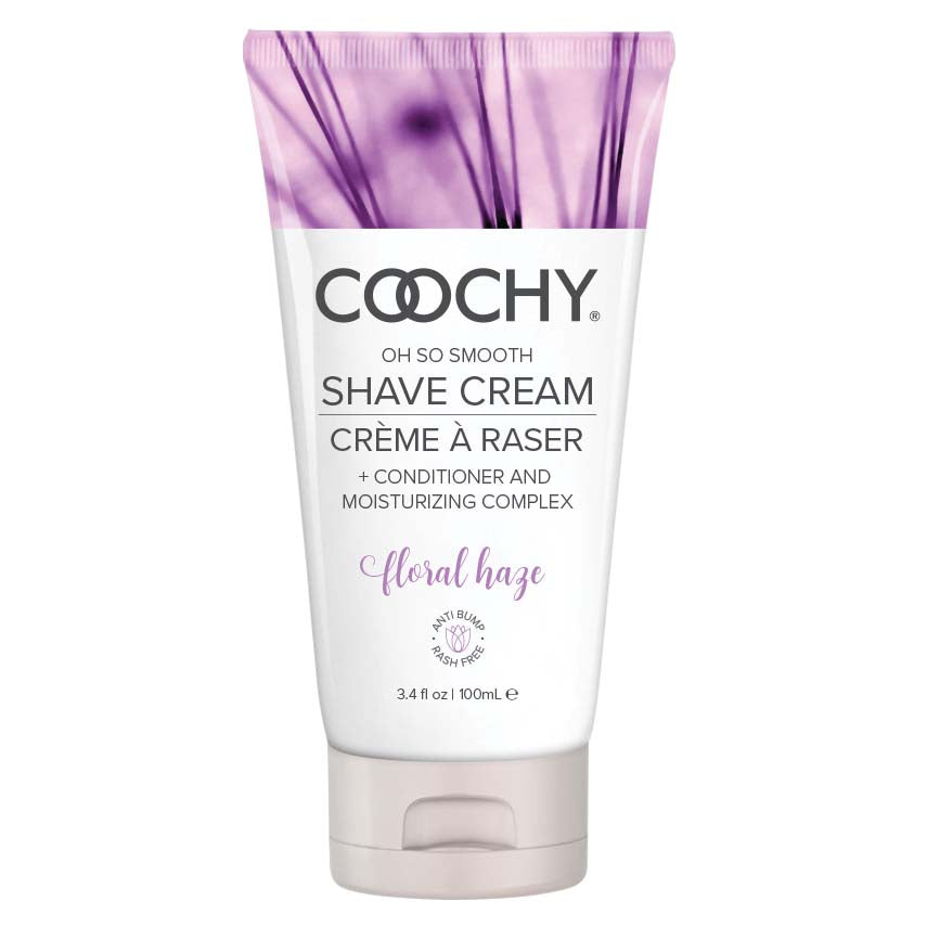 Coochy Shave Cream - Floral Haze - 3.4 Oz | 638258900584 | Discreet Personal Wellness