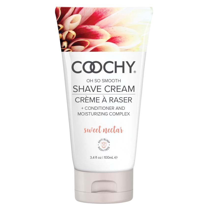 Coochy Shave Cream - Sweet Nectar - 3.4 Oz | 638258900683 | Discreet Personal Wellness
