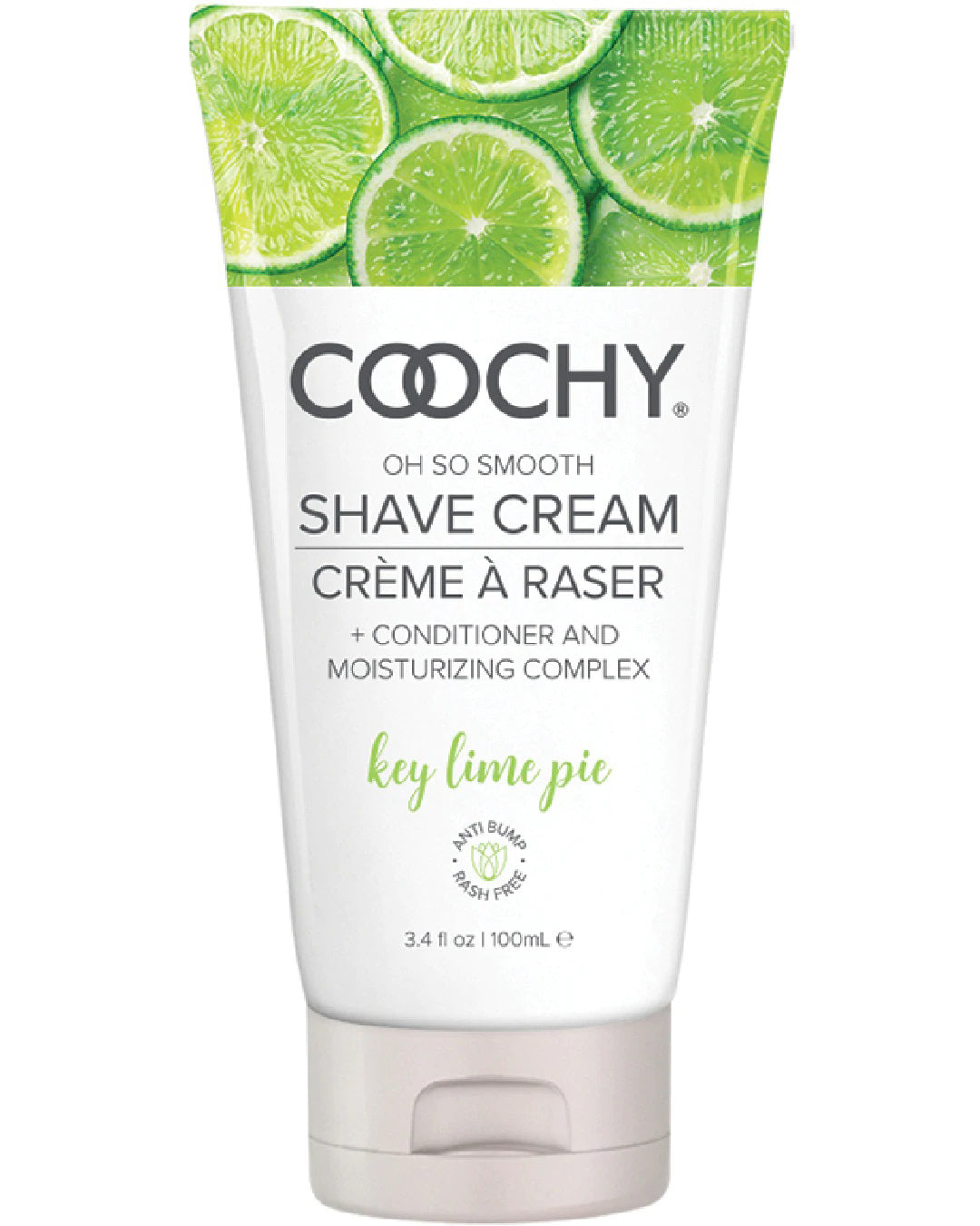 Coochy Shave Cream - Key Lime Pie - 3.4 Oz | 638258903301 | Discreet Personal Wellness