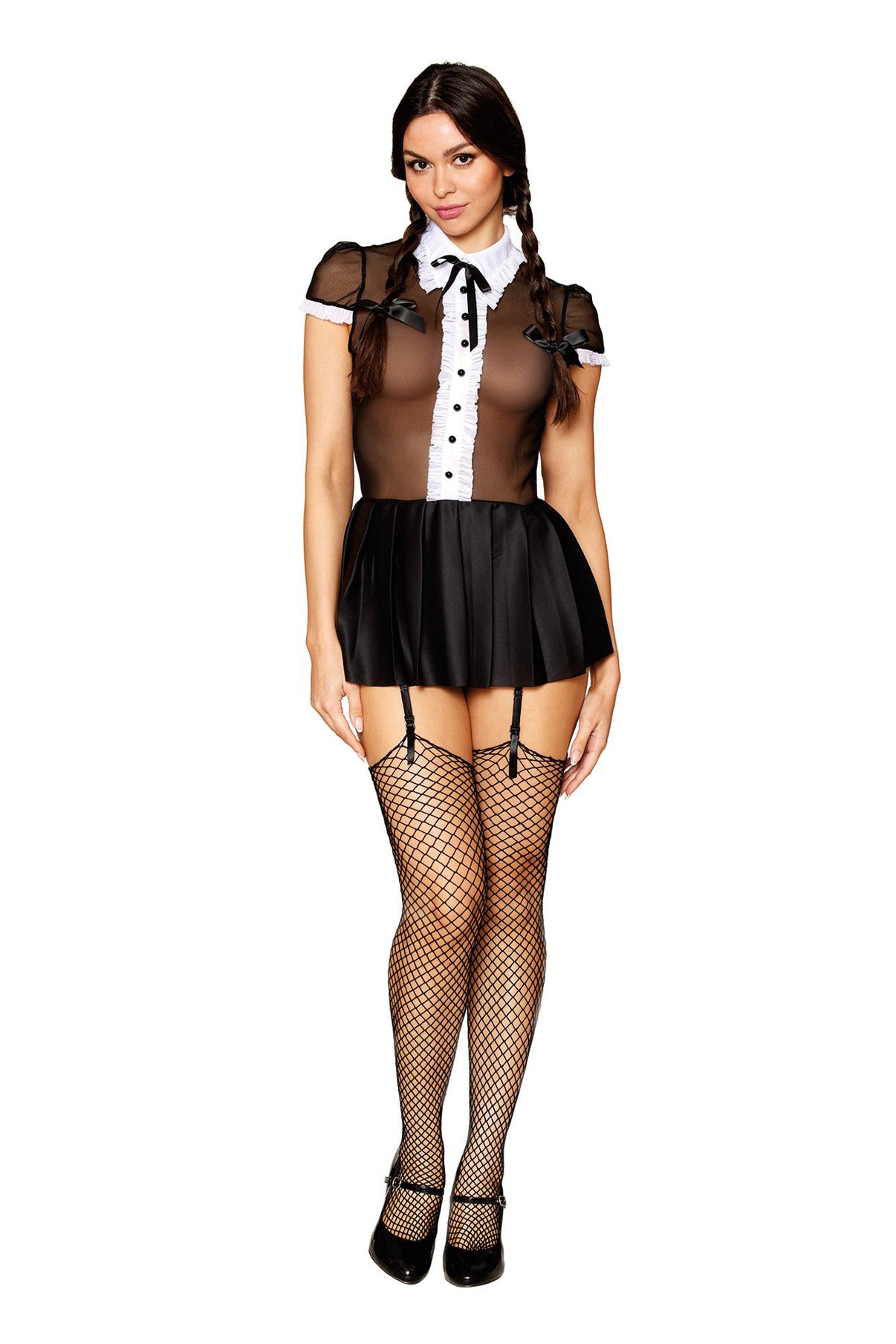 Gothic School Girl - Miss Behavin - One Size - Black | 888368347124 | Discreet Personal Wellness