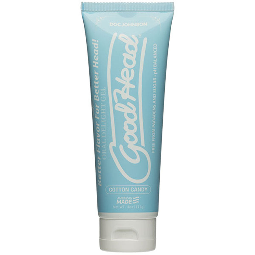 Goodhead - Oral Delight Gel - 4 Oz Tube - Cotton Candy | 782421069629 | Discreet Personal Wellness