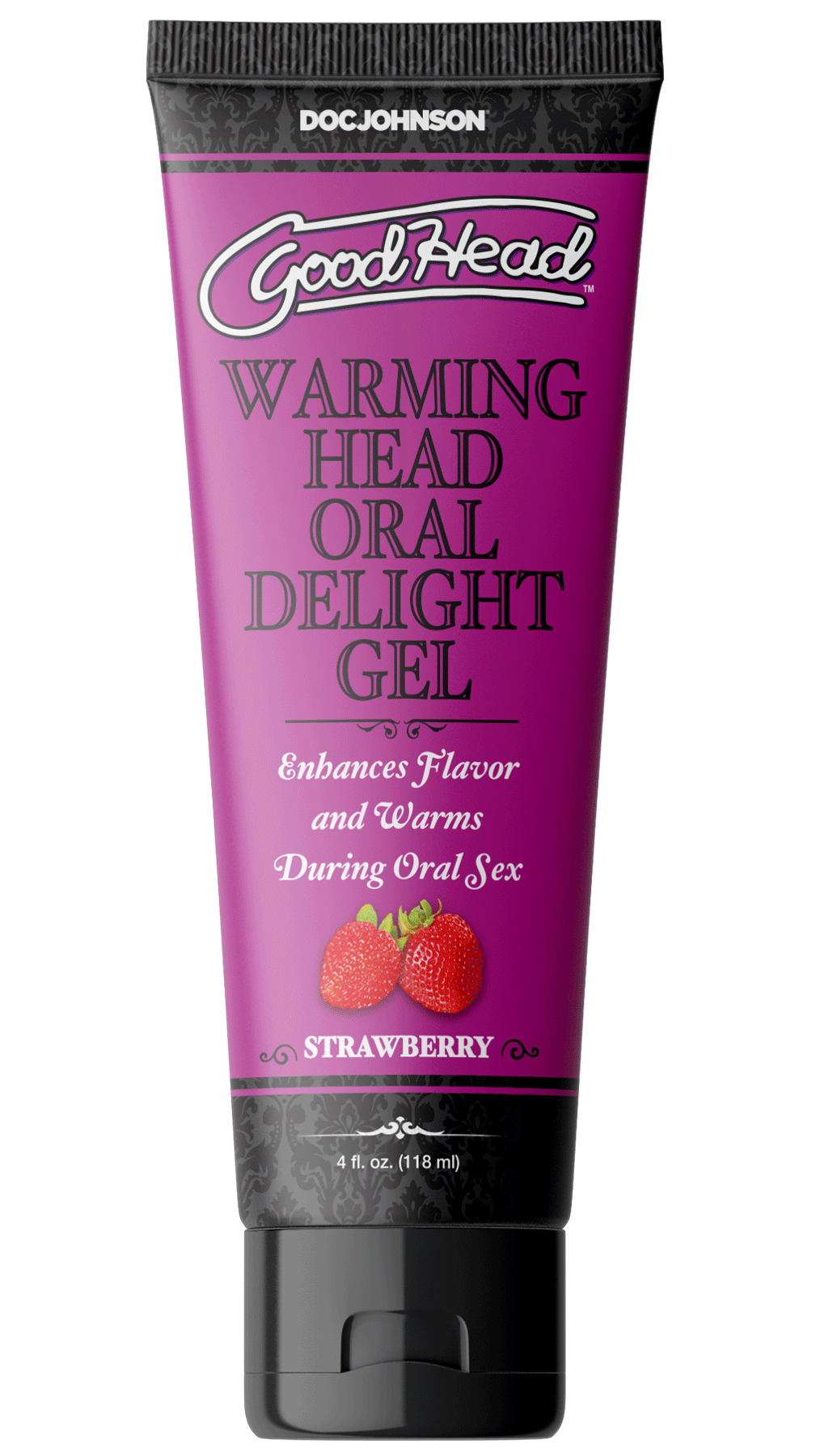 Goodhead - Warming Head Oral Delight Gel - Strawberry - 4 Fl. Oz. | 782421081706 | Discreet Personal Wellness