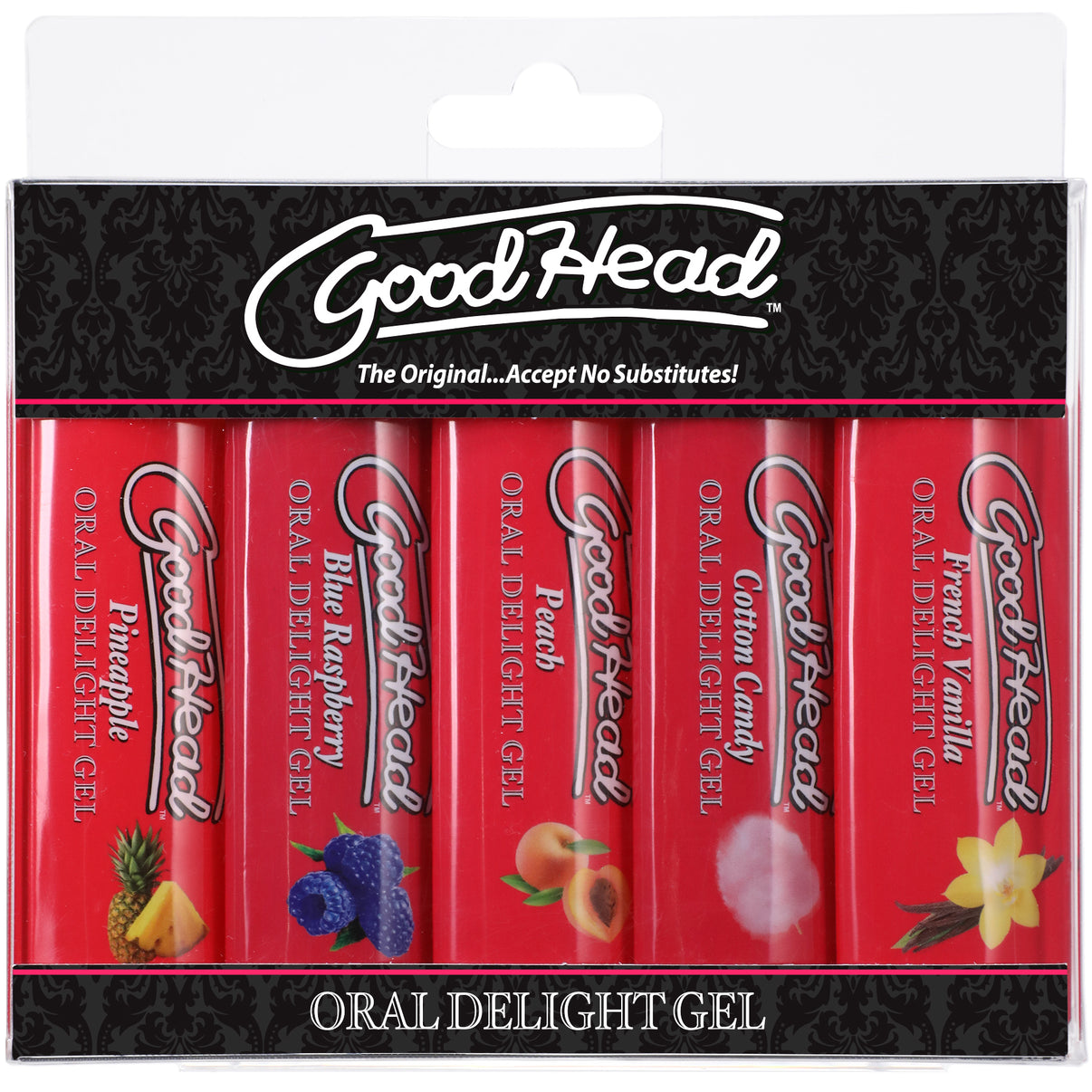 Goodhead - Oral Delight Gel - 5 Pack - 1 Oz. | 782421081676 | Discreet Personal Wellness