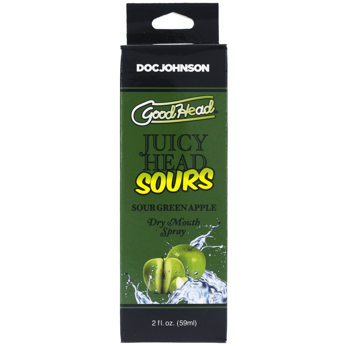 Goodhead - Juicy Head - Dry Mouth Spray - Sour Green Apple - 2 Oz | 782421088637 | Discreet Personal Wellness