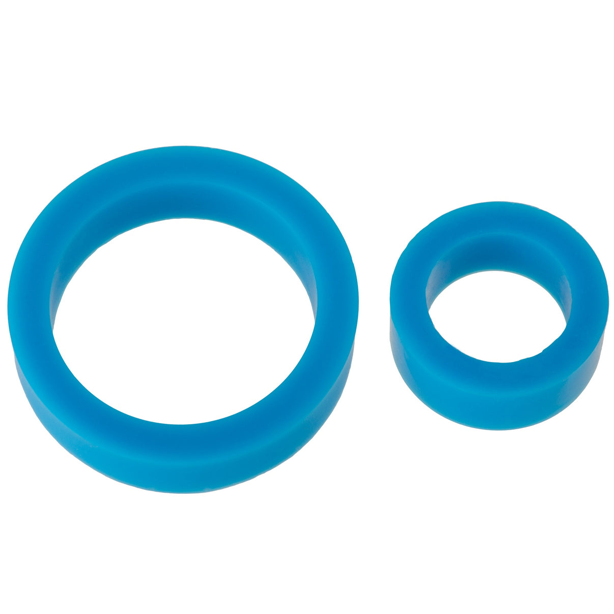 Titanmen Penis Ring Platinum Silicone Double Pack - Blue | 782421055677 | Discreet Personal Wellness