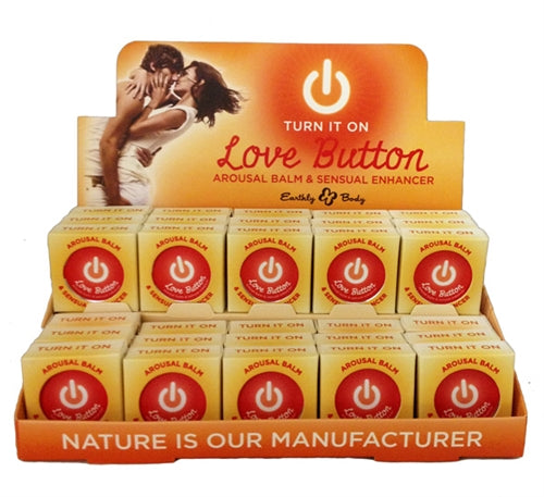 Love Button Arousal Balm - 30 Piece P.O.P. Display | | Discreet Personal Wellness
