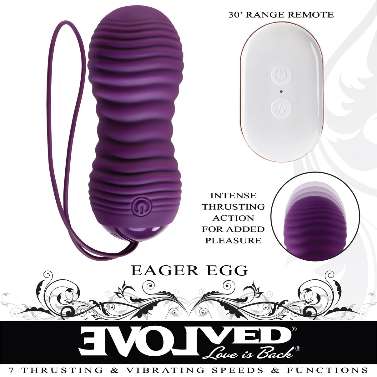 Eager Egg - Plum | 844477021195 | Discreet Personal Wellness