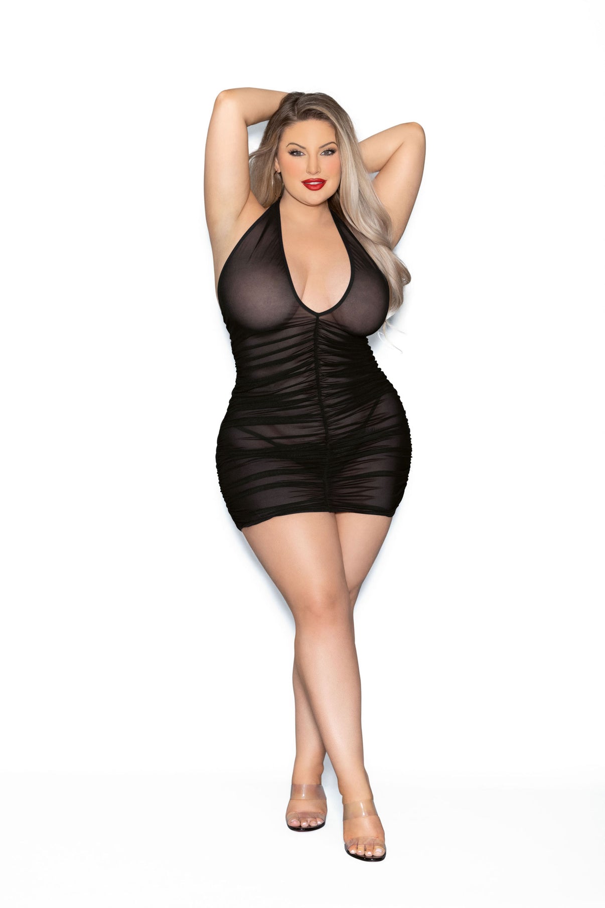 Queen Chemise - Queen Size - Black | 763036329469 | Discreet Personal Wellness